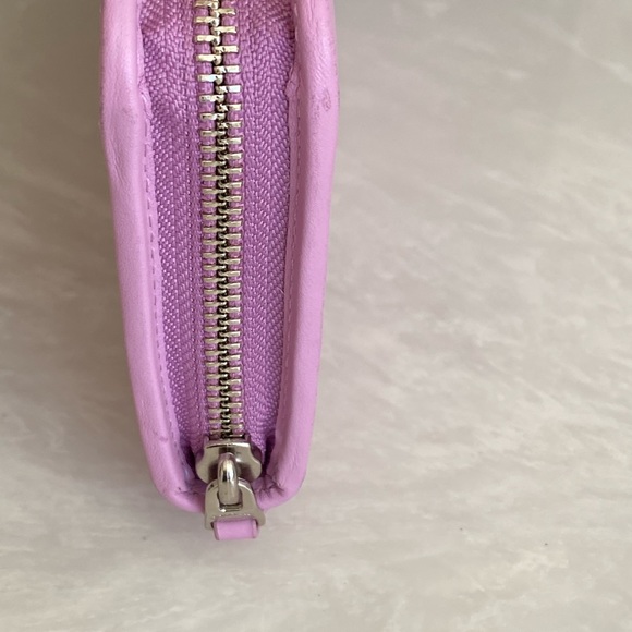 COACH GARY BASEMAN PURPLE ACCORDION WALLET - Picture 9 of 14